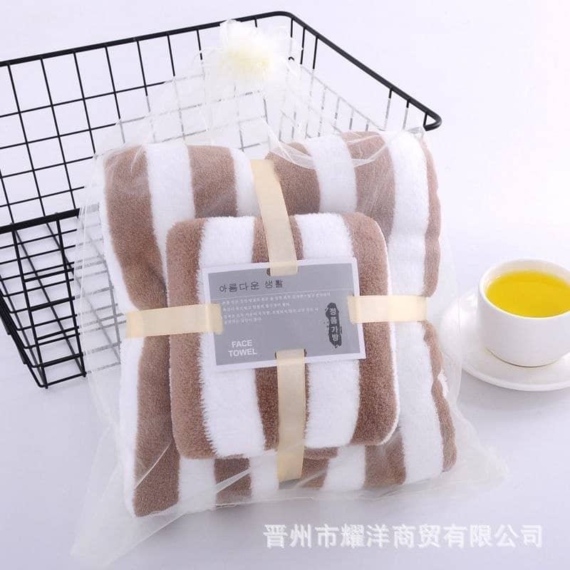 2in1 floral towel