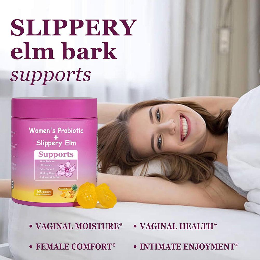Women's probiotics with slippery elm