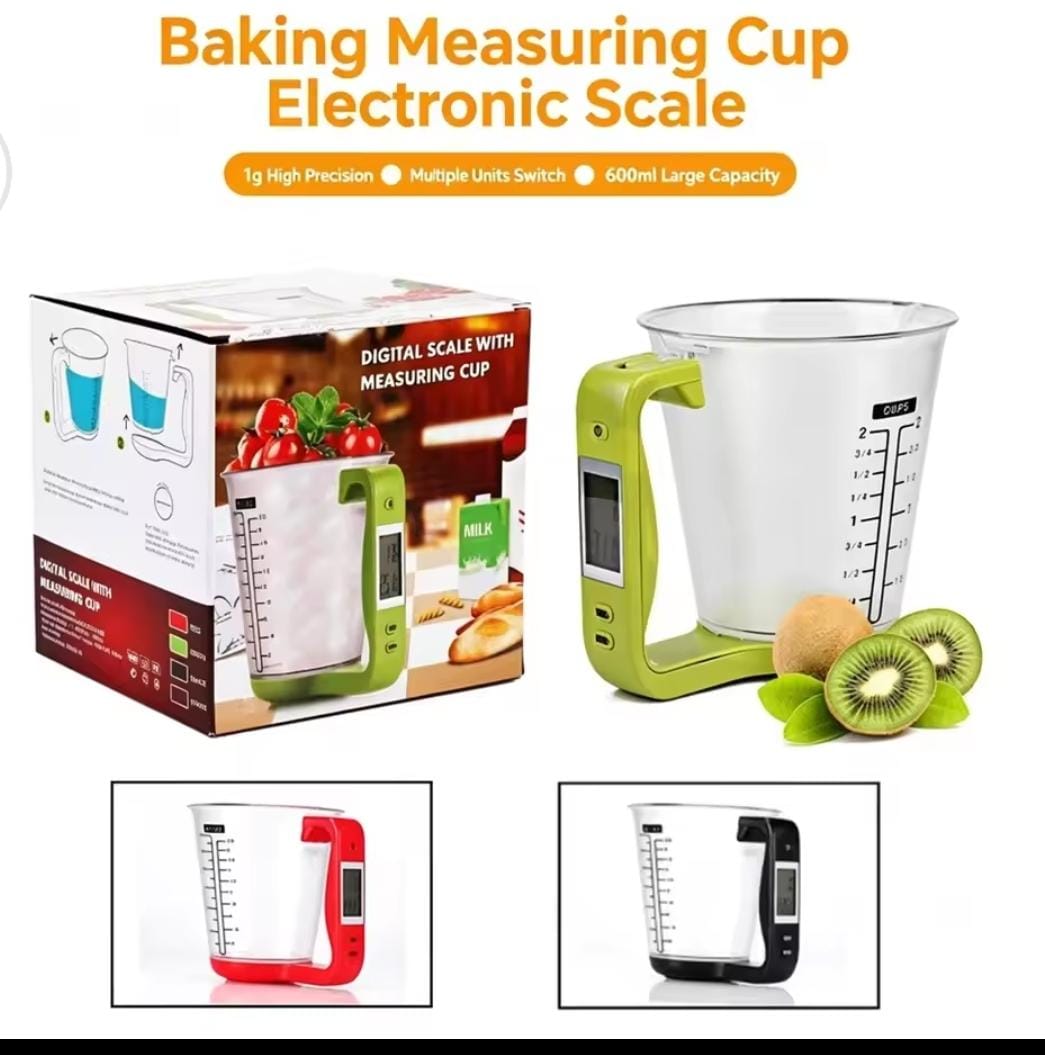 Electronic measuring cup